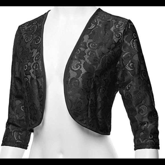 Tops - Women Floral Lace Shrug Cardigan🔥Bundle  & Save🔥
